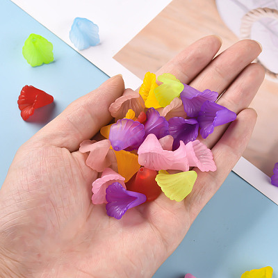 Transparent Acrylic Bead Caps PL551M-1