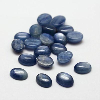 Oval Natural Kyanite/Cyanite/Disthene Cabochons G-O147-01A-1