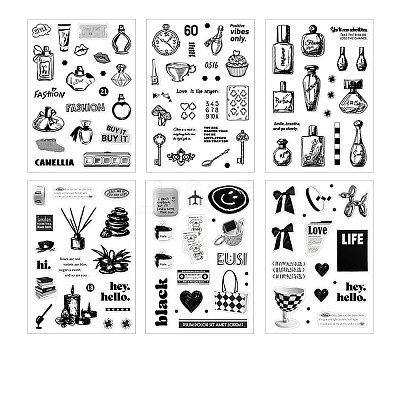 Black and White Series Picture Stickers STIC-Q005-03C-1