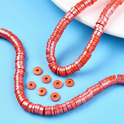 Handmade Polymer Clay Beads Strands CLAY-CJC0015-01E-1
