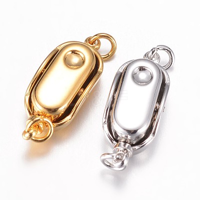 304 Stainless Steel Box Clasps STAS-P100-20M-1