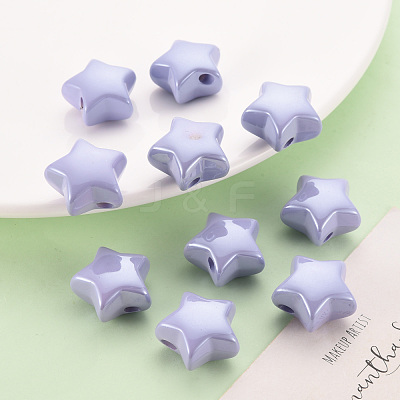 Opaque Acrylic Beads X-MACR-S372-02B-47-1