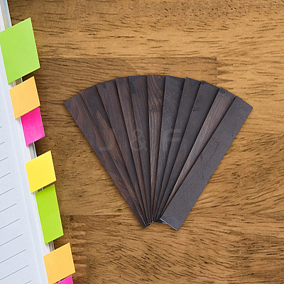 Wood Bookmark Strips AJEW-FH0003-29-1