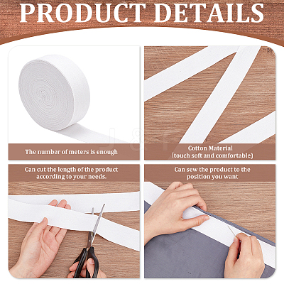 Cotton Ribbon OCOR-WH0085-52C-1