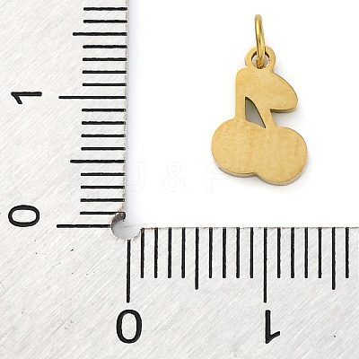 Ion Plating(IP) 304 Stainless Steel Enamel Charms STAS-Z104-02G-02-1