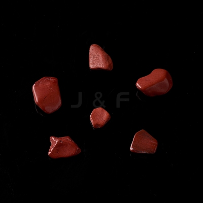 Natural Red Jasper Chip Beads G-M364-11A-1