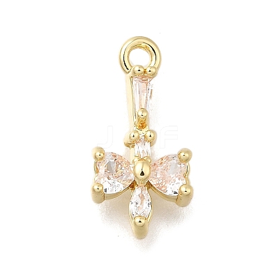 Brass Pave Cubic Zirconia Pendants LS-KK-Q048-26G-1