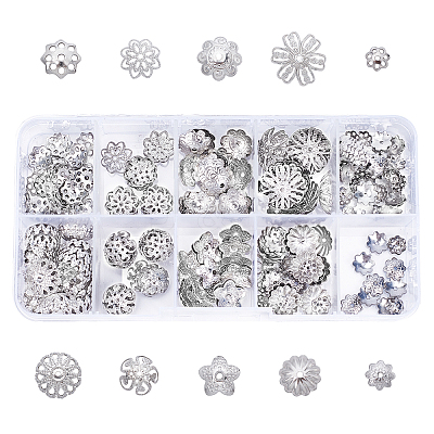 304 Stainless Steel Bead Caps STAS-UN0018-51P-1