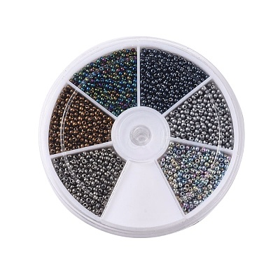 12/0 Grade A Electroplated Glass Seed Beads SEED-JP0007-11-1