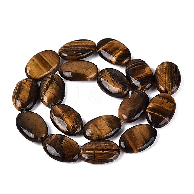 Natural Tiger Eye Beads Strands G-Q606-109-1
