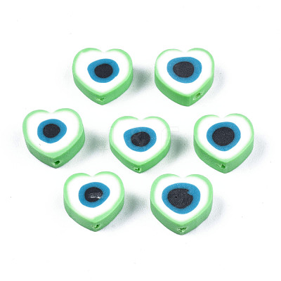 Handmade Polymer Clay Beads X-CLAY-T019-08B-1