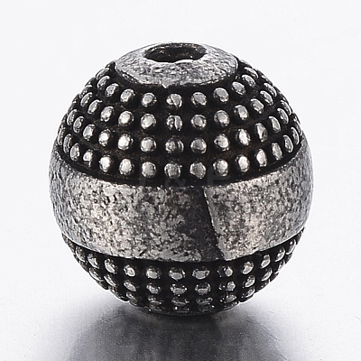 316 Surgical Stainless Steel Beads STAS-F160-01B-1