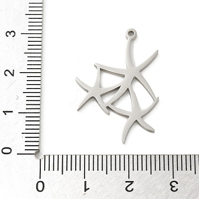 201 Stainless Steel Pendants STAS-R133-01P-04-1