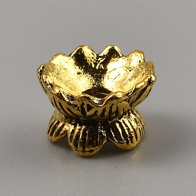 Tibetan Style Alloy Bead Caps FIND-WH0291-08AG-1