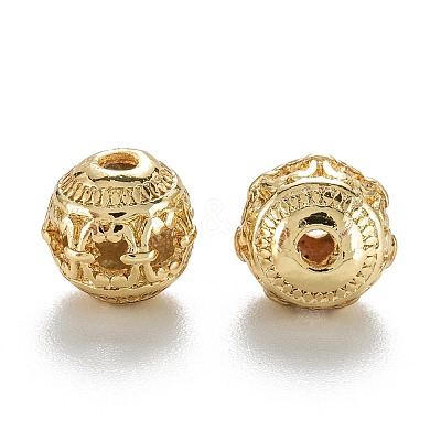 Alloy Hollow Beads X1-PALLOY-P238-03G-RS-1