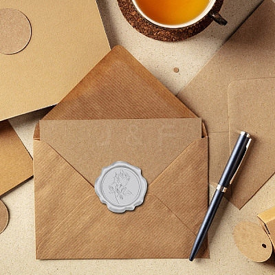 Adhesive Wax Seal Stickers DIY-CP0009-53A-20-1