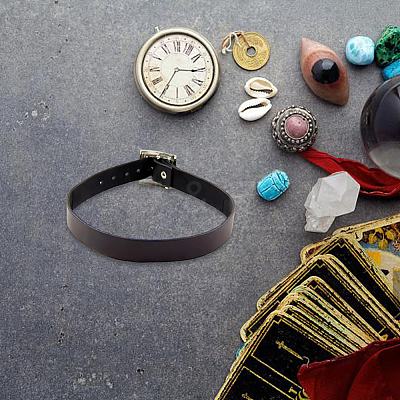 1Pc Leather Punk Rock Style Necklaces NJEW-CL0001-05-1