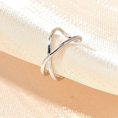 925 Sterling Silver Cuff Earrings for Women EJEW-F360-01B-P-1