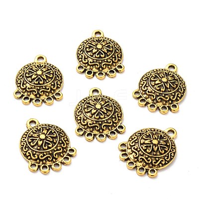 Tibetan Style Alloy Chandelier Components PALLOY-F213-03AG-1