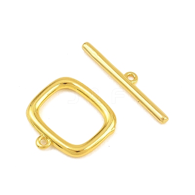 Brass Toggle Clasps KK-G548-28G-1