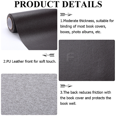 Imitation Leather Book Covers DIY-WH0491-92A-04-1