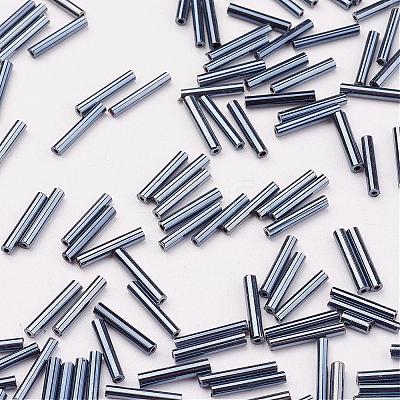 Glass Bugle Beads SEED-E001-12mm-129#-1