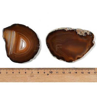 Natural Druzy Agate(Dyed & Heated) Big Pendants G-F646-02J-1