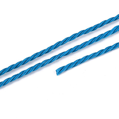Round Waxed Polyester Cord YC-R135-1.5mm-01C-1