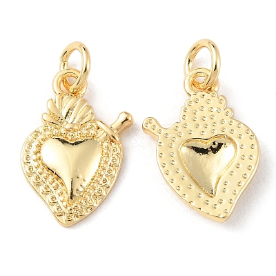 Rack Plating Brass Pendants KK-C021-08G-1