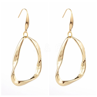 Alloy Twisted Ring Dangle Earring Sets EJEW-JE04503-1