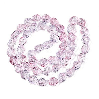 Electroplate Glass Beads Strands EGLA-N012-09H-1