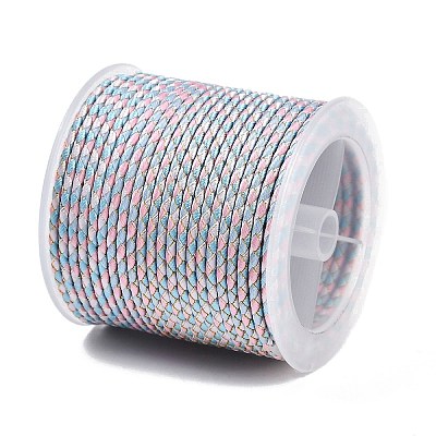 11M Polyester Braided Cord with Cotton Core & Metallic Thread OCOR-Z006-01-11-1