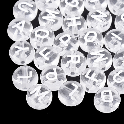 Transparent Acrylic Beads TACR-N002-04B-1