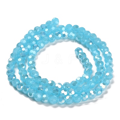 Imitation Jade Glass Beads Stands EGLA-A035-J6mm-B04-1