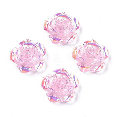 Transparent Resin Cabochons CRES-N030-001B-04-1
