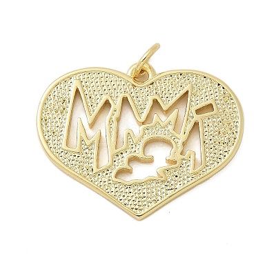 Brass Pendants KK-P293-36G-1