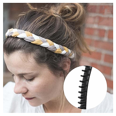 10Pcs Resin Firm Headband Non-slip Strip FIND-SP0020-62-1