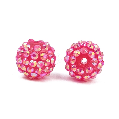 AB-Color Resin Rhinestone Beads RESI-S315-14x16-09-1