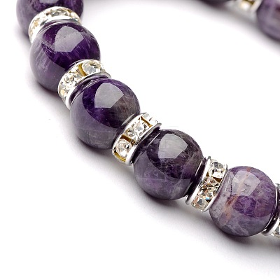 Gemstone Stretch Bracelets BJEW-JB01533-05-1