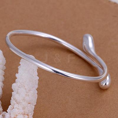 Romantic Brass Bangles For Women BJEW-BB12219-1