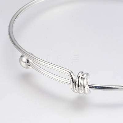 Adjustable Brass Bangles LS-BJEW-P148-03-1