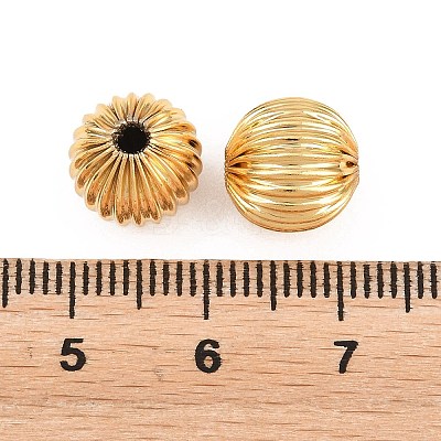 Brass Beads KK-Z162-01G-02-1