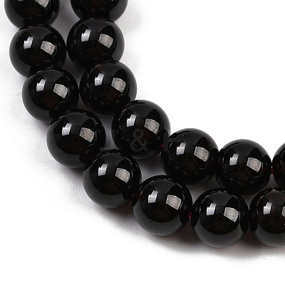 Mozambique Import Natural Grade AAAA Garnet Round Beads Strands G-E300-AAAA-10mm-1