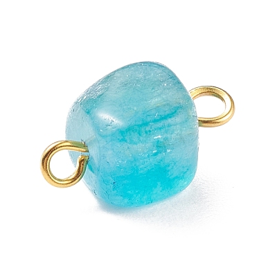 Natural Dolomite Connector Charms PALLOY-JF01678-1