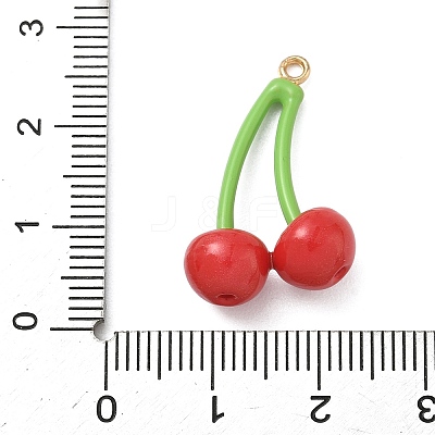 Alloy Enamel Pendants ENAM-F156-03G-02-1