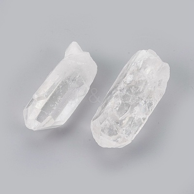 Natural Quartz Crystal Beads G-O164-04-1