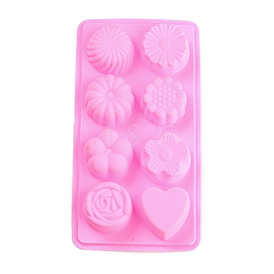 Flower Heart DIY Silicone Fondant Molds LS-SIMO-D003-07G-1