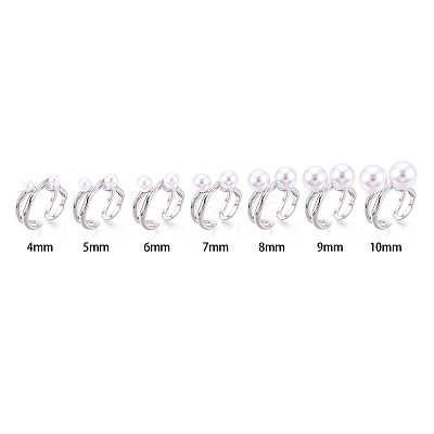 Brass Cuff Ring Settings KK-T076-58P-1