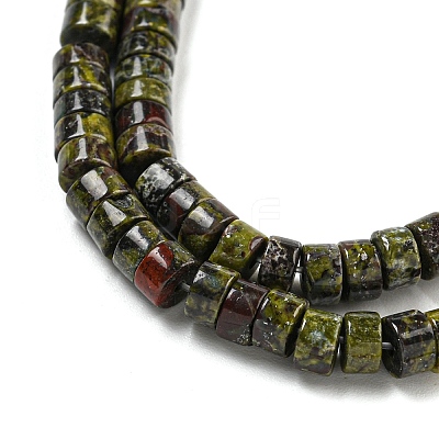 Natural Dragon Blood Jasper Beads Strands G-E571-B01-01-1