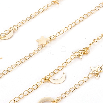 Handmade Brass Curb Chains CHC-D026-13G-1